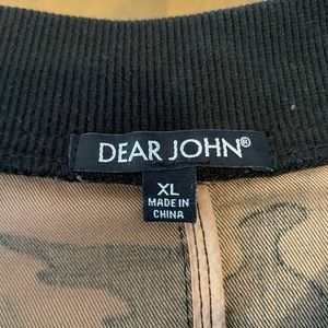 Army print zip up jacket